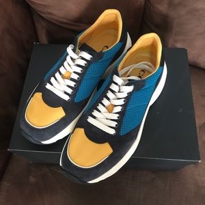 NEW! Coach C152 Tech Runner, Charcoal Multi, US9.5